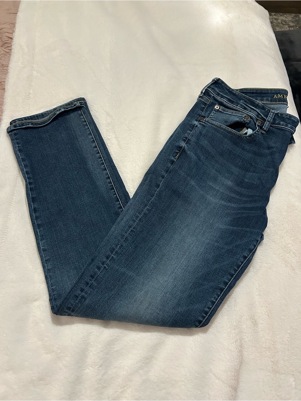 American Eagle Outfitters Slim Men's Jeans - Dark Blue Wash